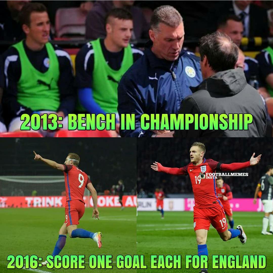 virtualballers's tweet photo. Kane and Vardy. #respect https://t.co/xhjBgjhDYk