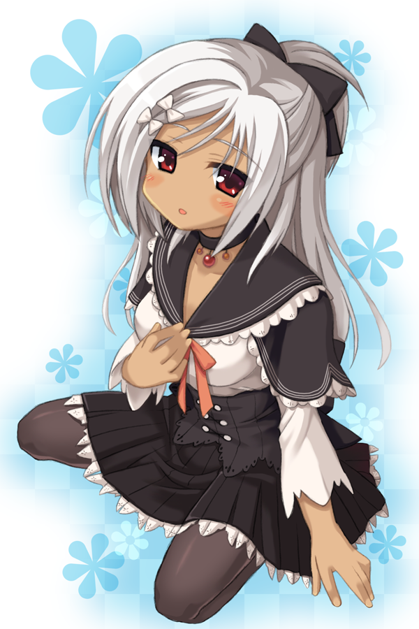 龍也 ということでアイルノーツの火宮木乃香さんを描いたよ 最近はやりの褐色がどうのこうのとは関係ないけど 褐色系って良いよね あとこの服最強に可愛い T Co R2tg5durvq