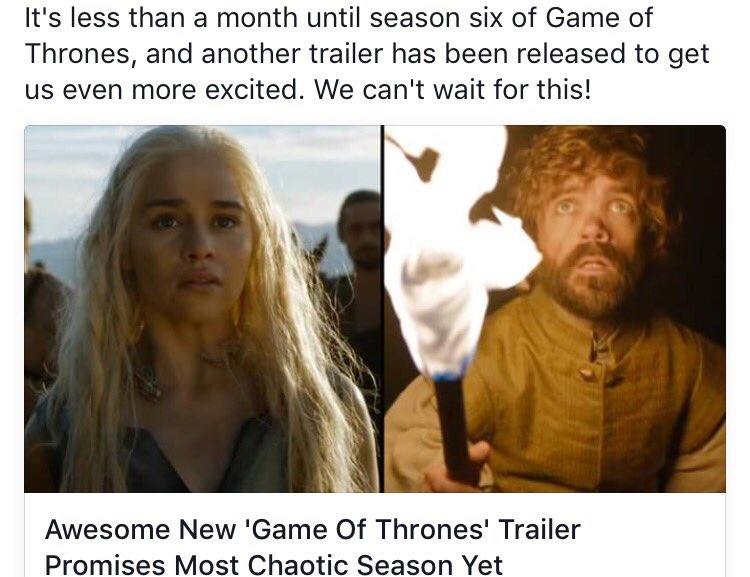 d4ngibbons's tweet photo. I can't be the only one who thinks this has taken SO long that I just DGAF now? #GoT #Season6 https://t.co/E4z6RFbpgw