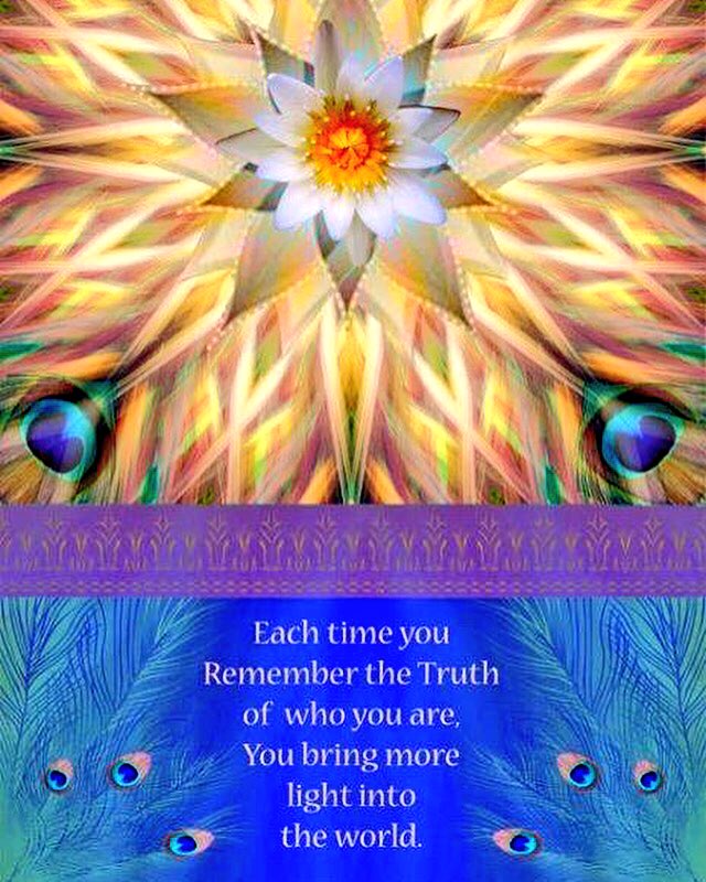IndigoJay77's tweet photo. Each time you remember the TRUTH of who you are, you bring more LIGHT into the world. ❤️🕉 #TRUTH #LIGHT #HappyEaster https://t.co/DhQZ6oh5X8