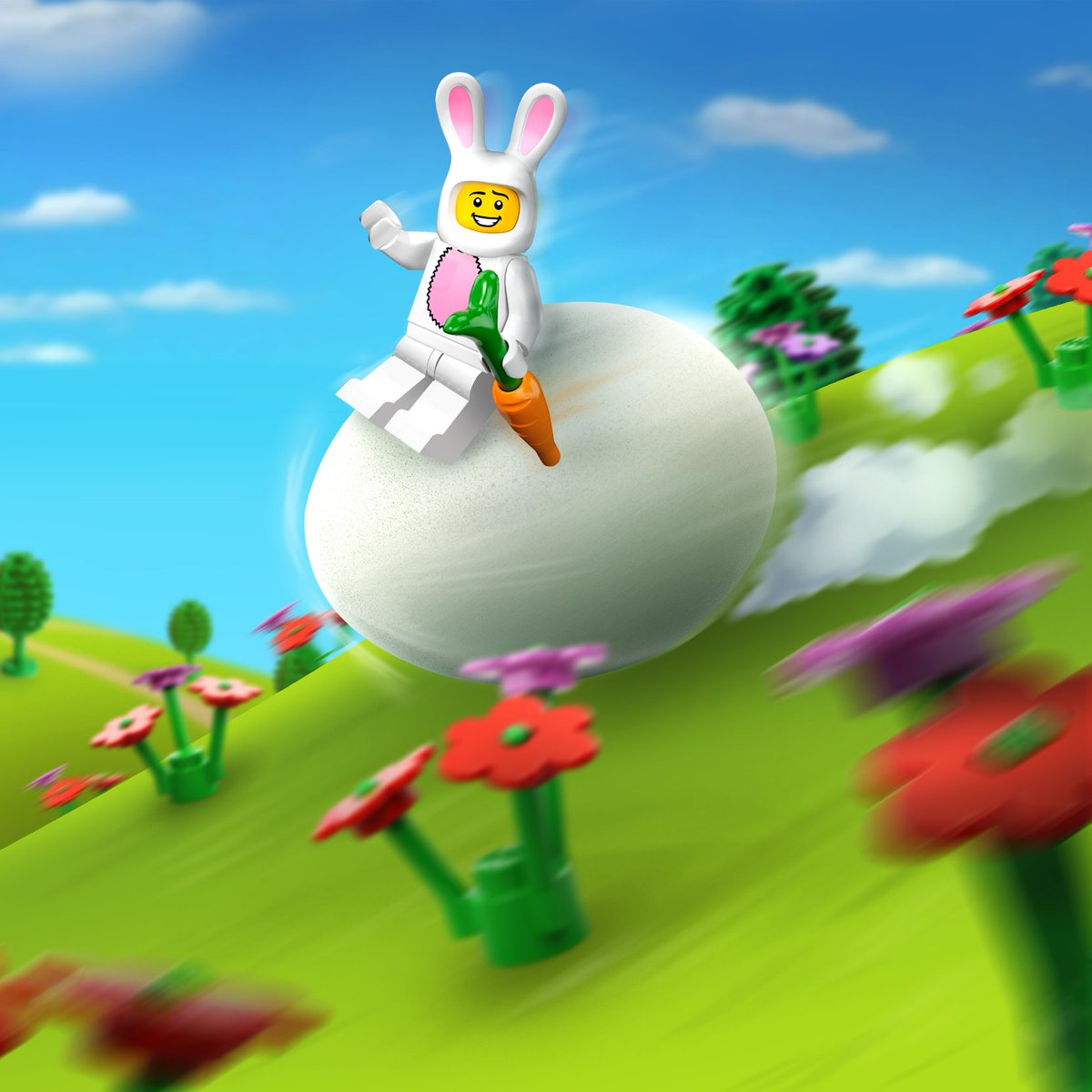 LEGO_Group's tweet image. Happy Easter! #Easter #HappyEaster #LEGOEaster #LEGO