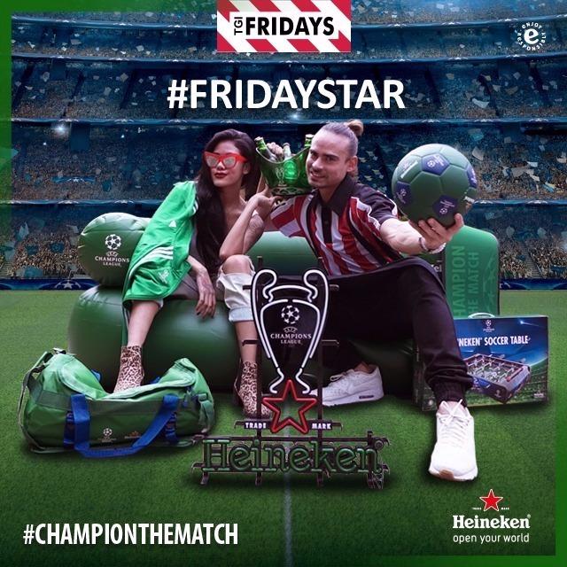 TGIFIndonesia's tweet photo. RT this image &amp; put #ChampionTheMatch @HeinekenID #FridayStar put ur comment BarcaVSAtletico 'we got lot of prizes https://t.co/iDmp2XdSzh