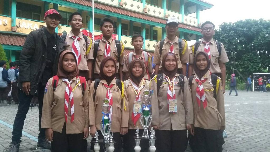 Terimakasih telah menjaga kekompakan kalian semua kaka pramukadzn13 #latepost