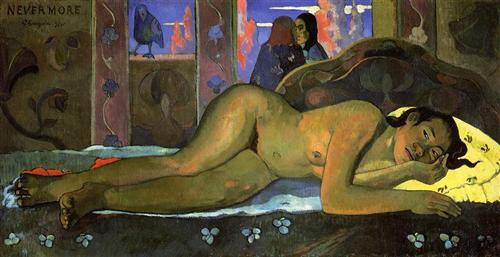 Room 7 of the #CourtauldGallery is also pretty great. In there you will find 'Nevermore' by Paul Gauguin.