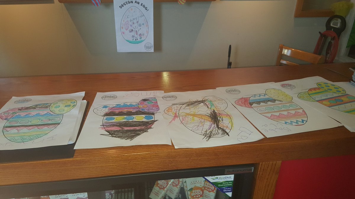 Design your own egg competition well underway in Cepen Park <a href="/SpencerGraydon/">Spencer Graydon</a> @SouthWalesBF