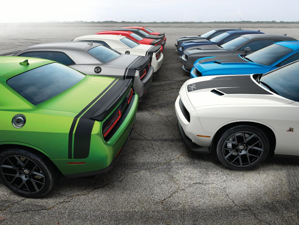 Dodge's tweet photo. As colorful as a basket of eggs, but way louder. https://t.co/r5ZRHCuxmt