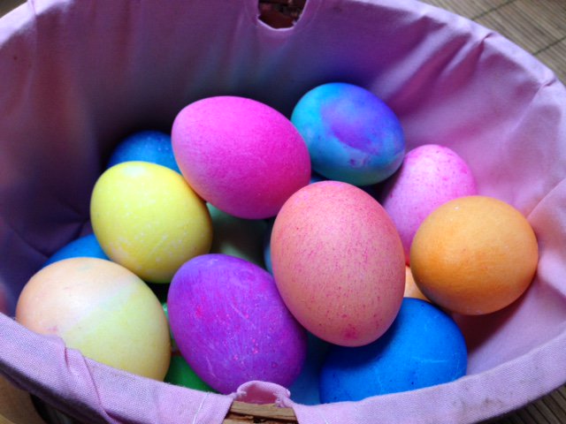 zoewgriffin's tweet photo. Happy #Easter, everybody! For once, I think we actually found all the eggs we hid... https://t.co/EnUQewsIYh