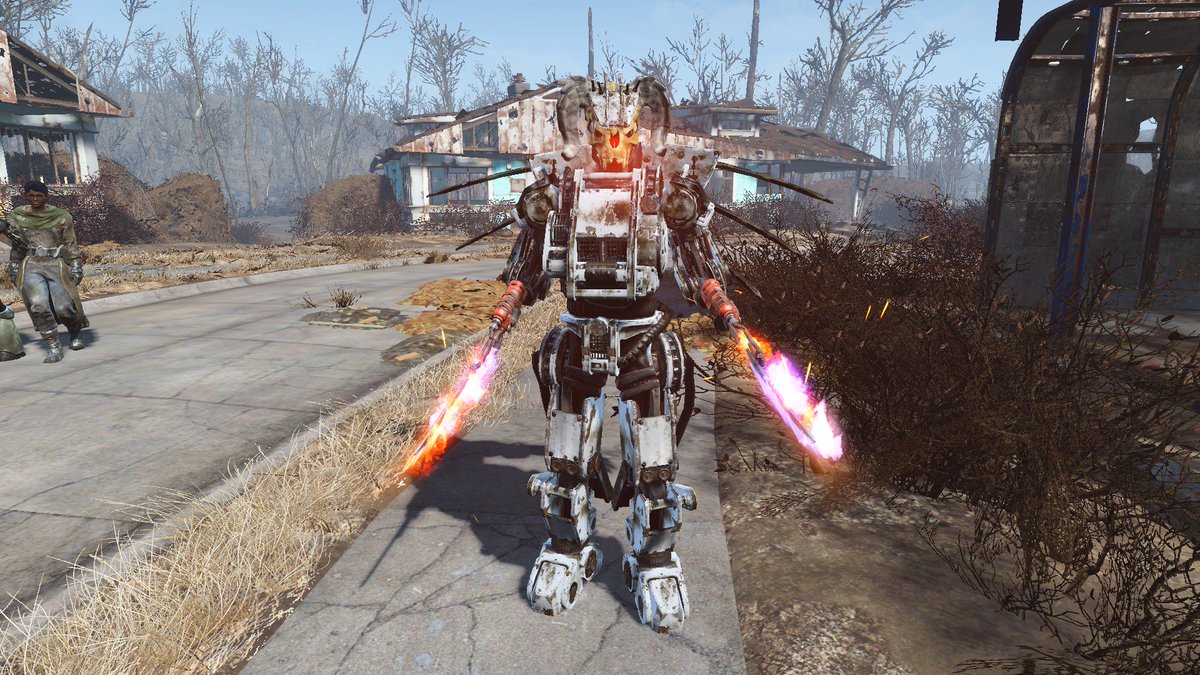 tadas1cks's tweet image. キュリーMarkⅢです　#Fallout4 #Automatron #FO4ロボ自慢 #多分これが確定版