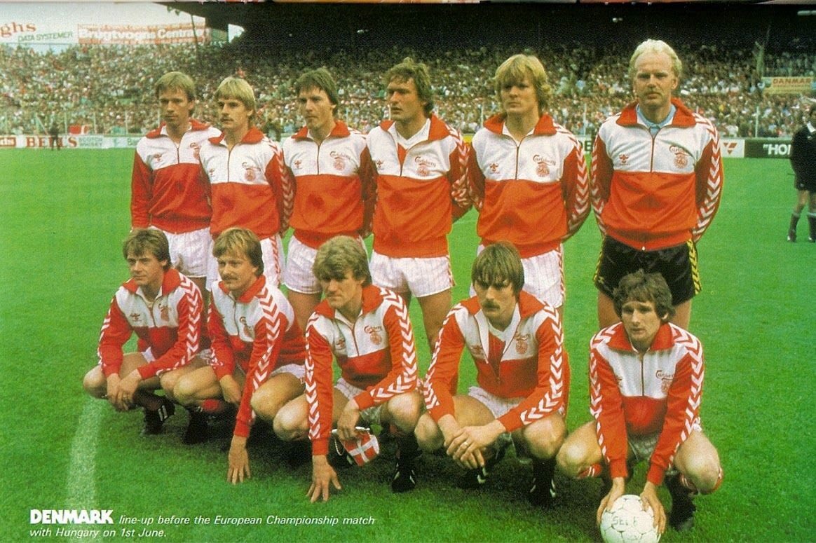 OldFootball11's tweet photo. #Denmark (1983) with #OleMadsen #PerbenElkjaer #SorenLerby #MortenOlsen #IvanNielsen #AllenSimonsen https://t.co/O7o6HtQYl9