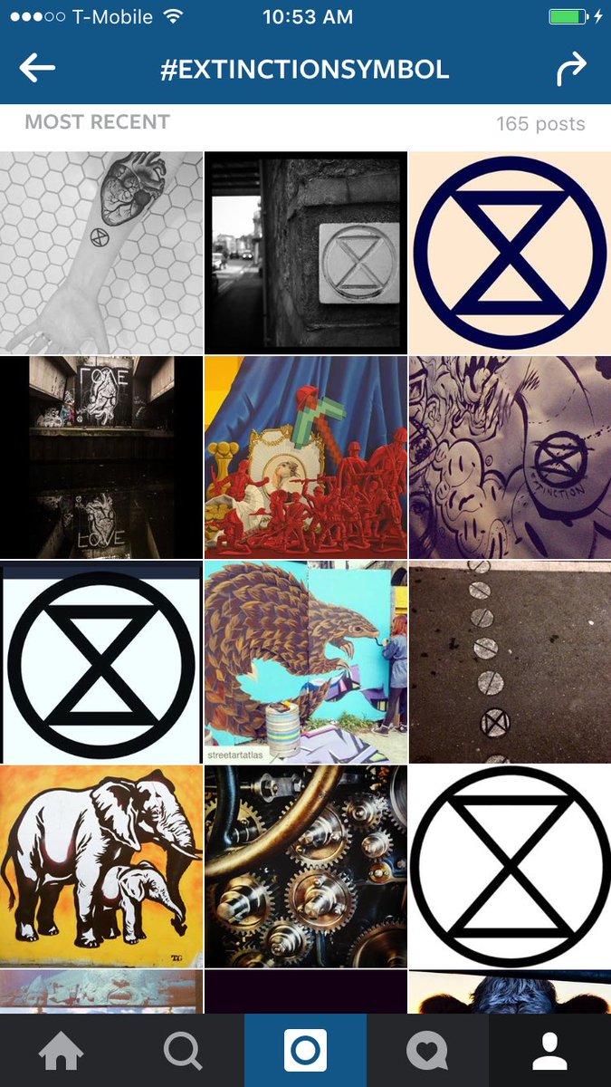 #ExtinctionSymbol on #Instagram ❕
@extinctsymbol 🐆🐅🐘🐑🐂🐋🐝🐟
extinctionsymbol.info