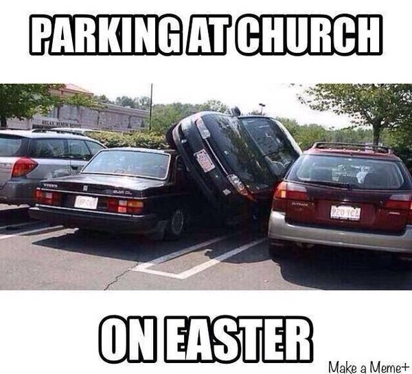 petenaotg's tweet photo. Parking at Church on Easter 😄 https://t.co/L197rYNkdz