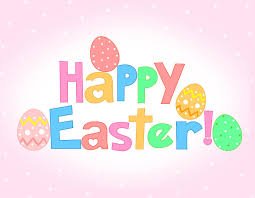I hope everyone has a great Easter. Classes will be back to normal tomorrow. See you all then