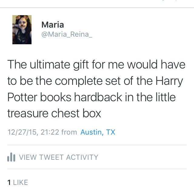 blessedbymaria's tweet photo. This is still my dream gift. #GonnaDropMadHintsForMyBirthday https://t.co/w0mlh5rHl3