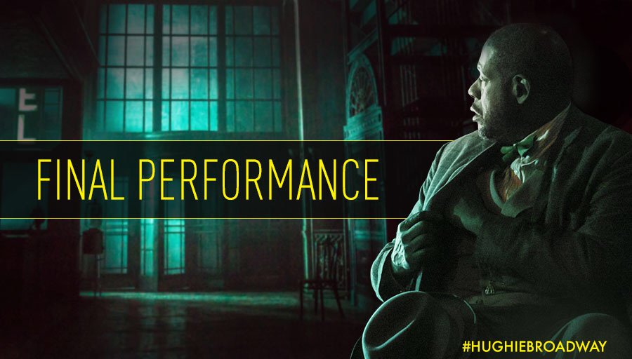 Final performance today. Thank you to all who’ve joined us at the Booth! #HughieBroadway