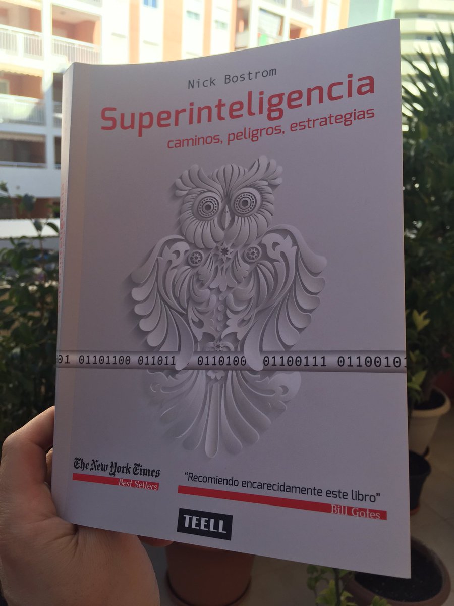 Ferna_Here's tweet photo. Gracias a @TeellEditorial planazo para terminar el puente, os lo recomiendo a todos #Superinteligencia #teell https://t.co/Ddl0cNeXGv
