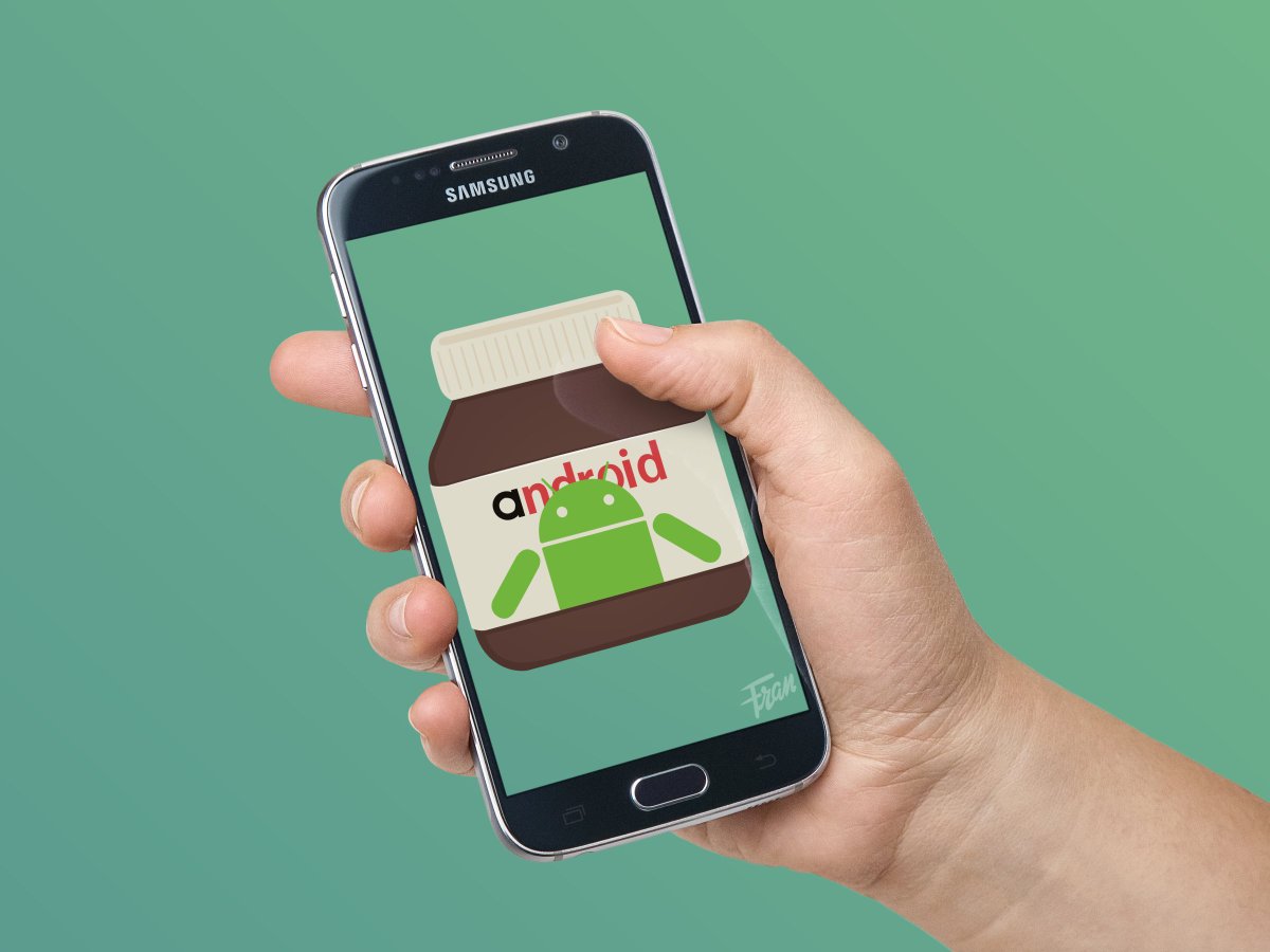 Wallpaper Android Nutella - Descarga: goo.gl/sB0RZq