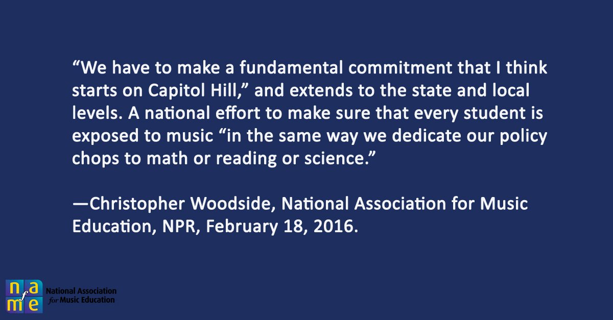 NAfME's tweet photo. How #MusicEducation Can Lighten Kids’ Lives And Improve Learning Outcomes: https://t.co/eBMYL9WR26  @MindShiftKQED https://t.co/yXuyLLbbux