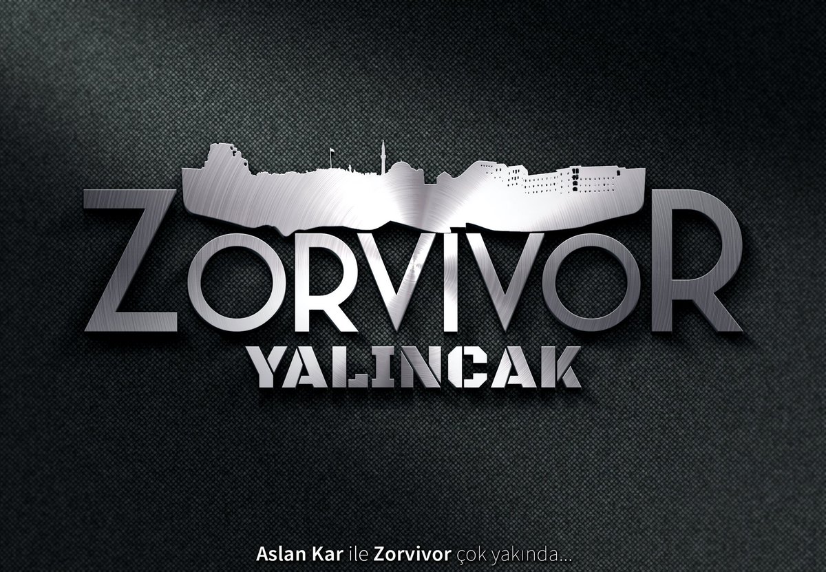 Aslan Kar'ın sunacağı Zorvivor Yalıncak'ın logosunu yaptık.