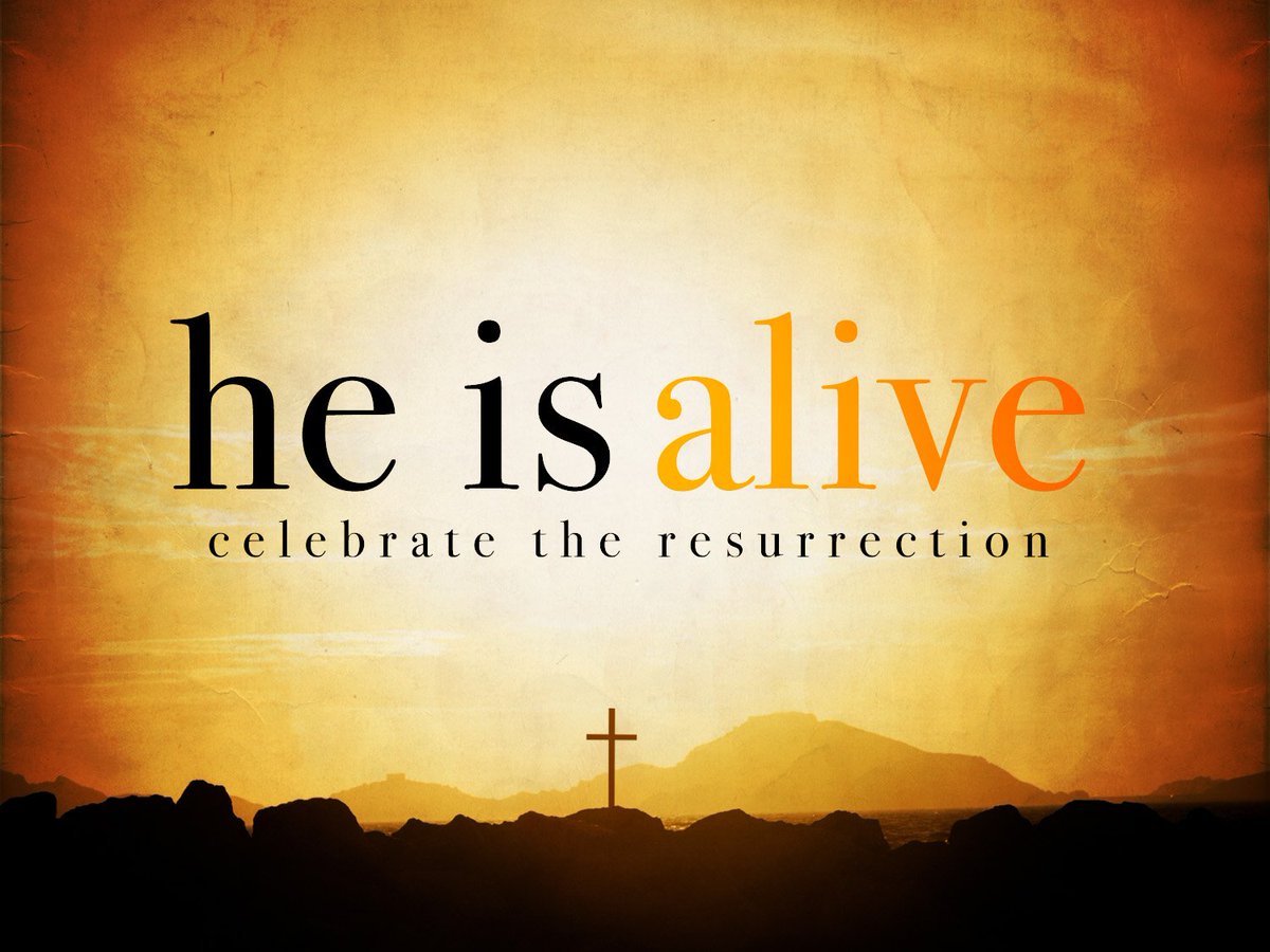 He is not here; he has risen! - Luke 24:6