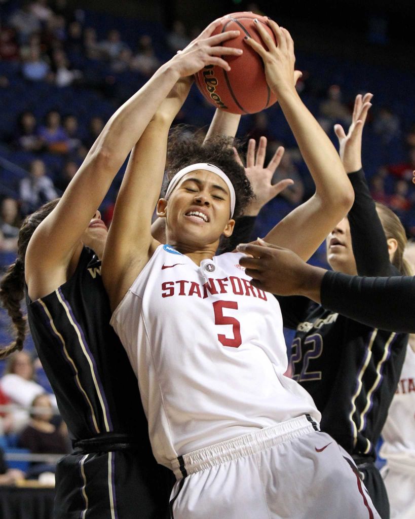 seattlepi's tweet image. Just in: Washington women beat Stanford 85-76 to reach Final Four: trib.al/qh9SGaF