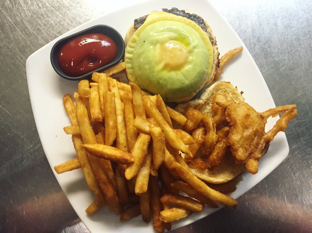 nostrasf's tweet photo. After a long day of drinking at the park, all you need is our Ravioli Al Uovo burger. Trust us. #allyouneed https://t.co/yP1SUJJLxW