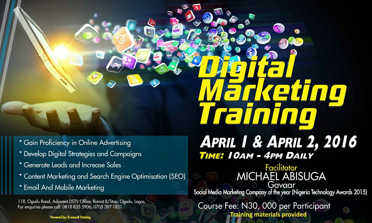 Want to take your Business Online, learn Digital Marketing? Sign up for this training! goo.gl/GbK6WB