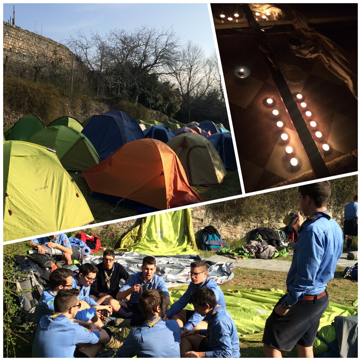 Il Signore ha piantato la sua tenda in mezzo a noi! #routediZona #buonaPasqua 
<a href="/agesci/">AGESCI</a> <a href="/agesciveneto/">Agesci Veneto</a> <a href="/CamminInsieme/">Camminiamo Insieme</a>