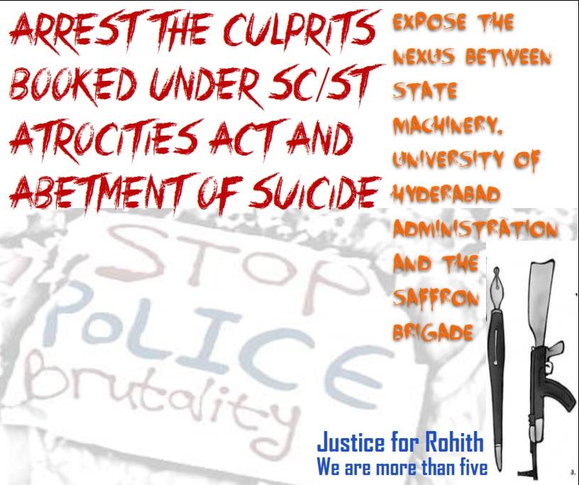 jacuoh's tweet photo. #JusticeForRohith
#UnlockHCU
@lasaniayunus @lalrin_diki @avnishhhh @BDUTT @ravishndtv @sardesairajdeep https://t.co/SfOX4rwy54