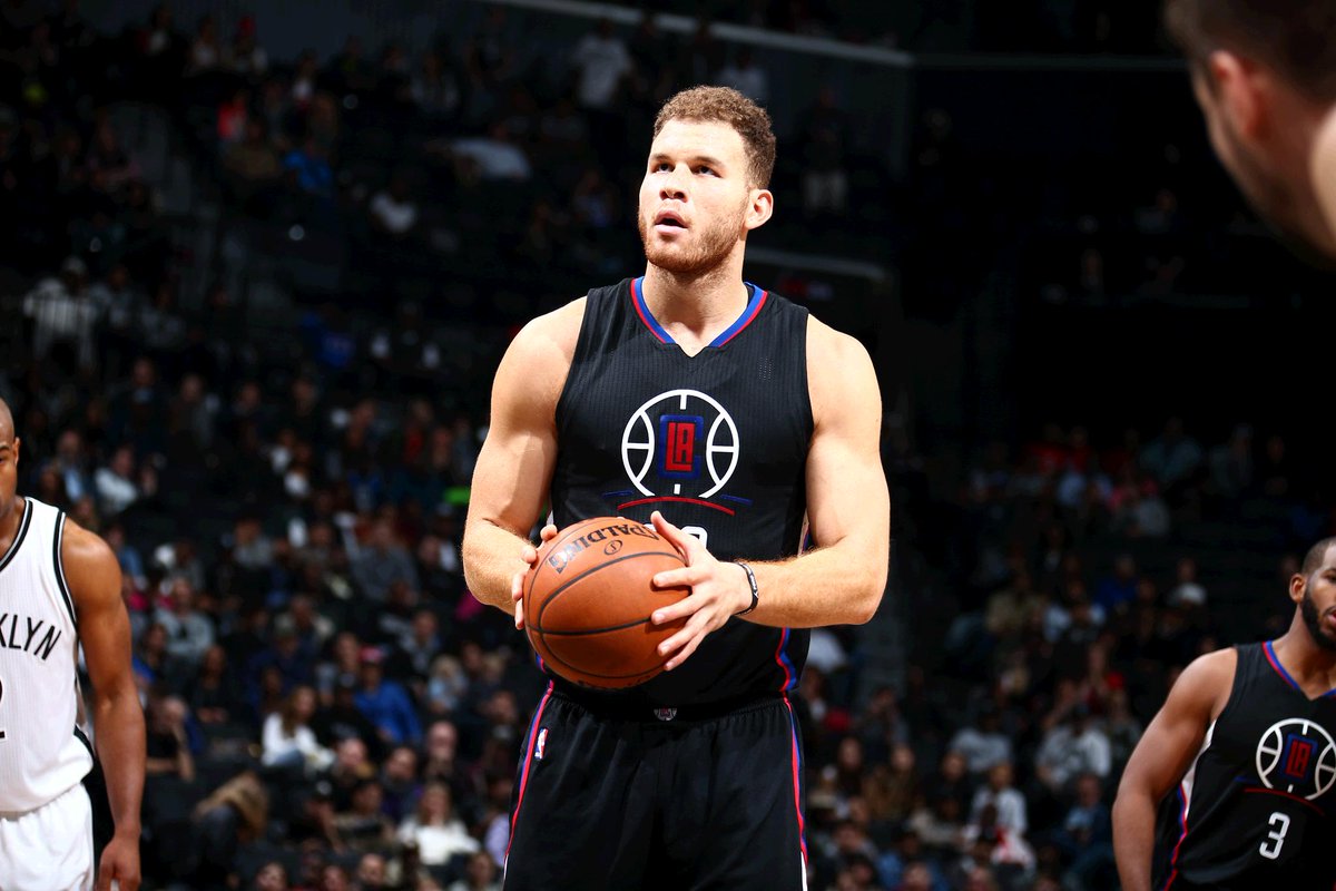 SportsCenter's tweet photo. THIS JUST IN: Blake Griffin has been medically cleared to play and will begin serving his 4-game suspension today. https://t.co/l7HjTM1Mri