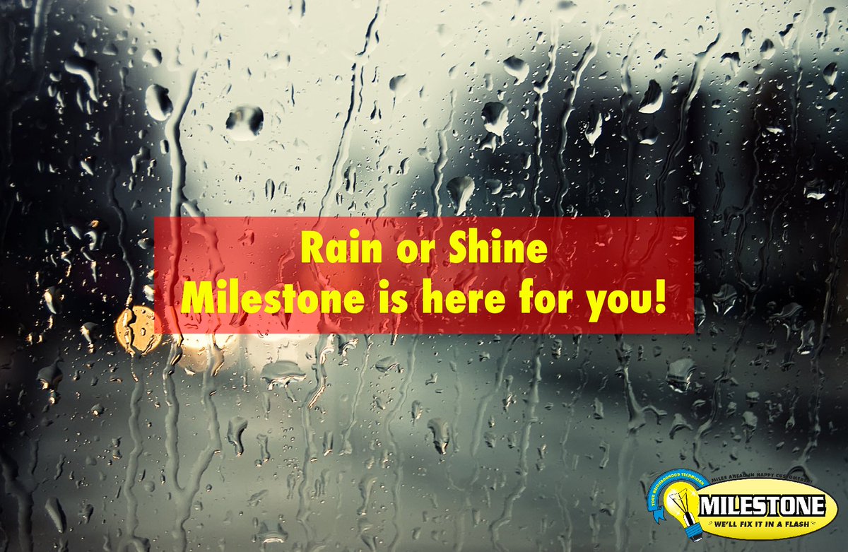 callmilestone's tweet photo. Nobody likes getting out in bad weather, but Milestone is always happy to serve DFW! #MilestoneDFW #FixItInAFlash https://t.co/RTyOb06p8u