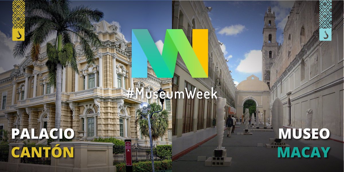 #Yucatán ya está listo, con el <a href="/museo_macay/">Museo de Arte Contemporáneo Ateneo de Yucatán</a> y <a href="/palaciocanton/">Museo Palacio Cantón</a> para la fiesta cultural #MuseumWeek. ¡No se la pierdan!