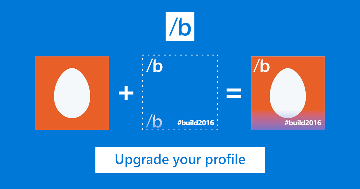 tanap's tweet photo. I’m excited about #build2016. Are you? Wear the badge and show the greatness. https://t.co/AxzCjTk1GT https://t.co/34wuHJBB2O