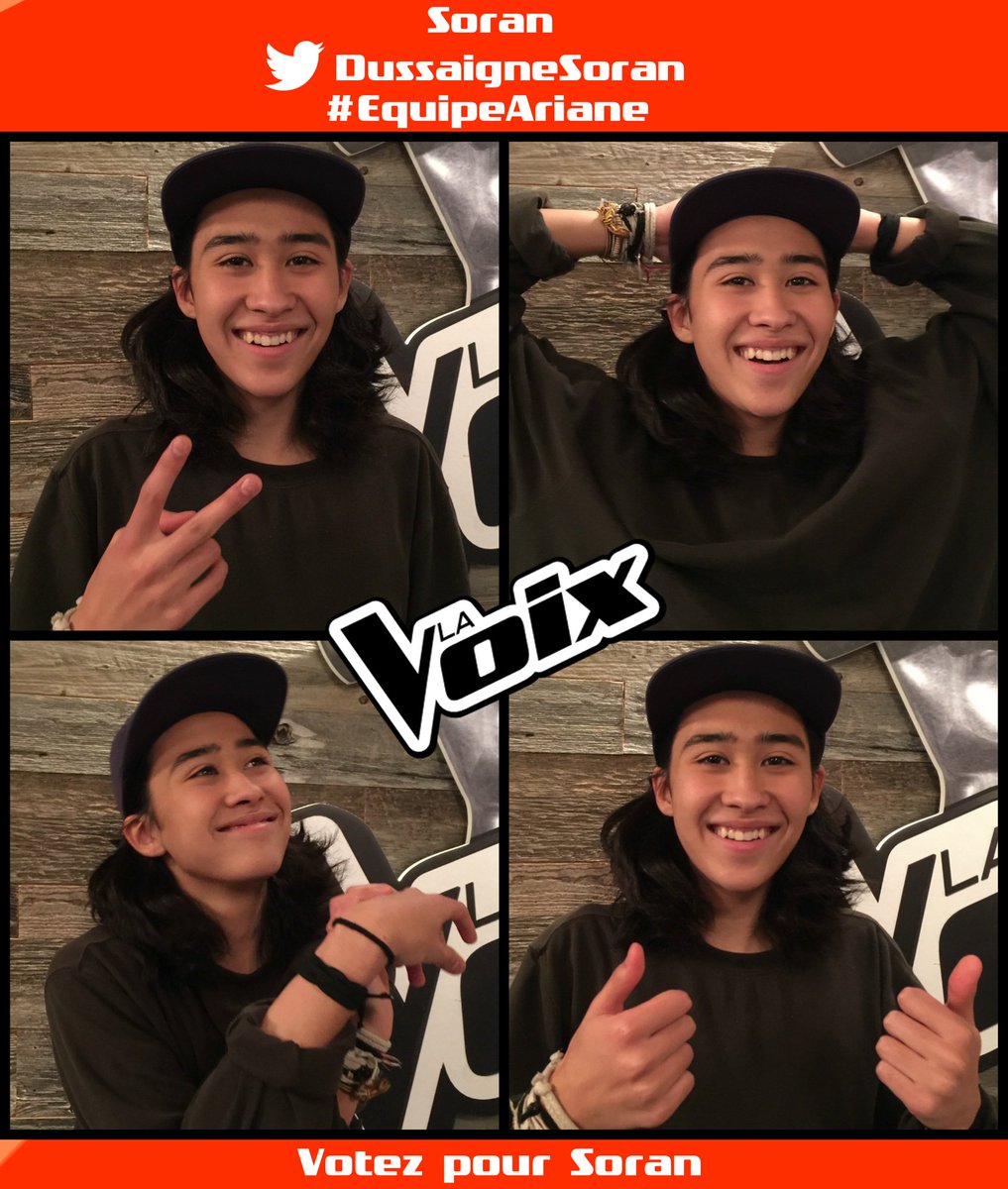 Votez pour moi! :D #LaVoixTVA  ✌🎵