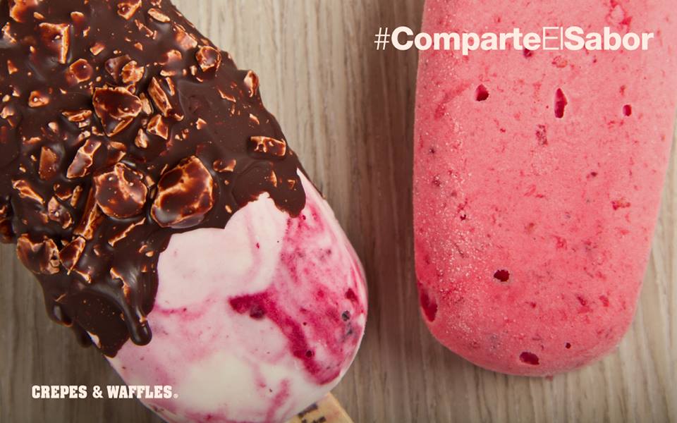 SantafeBogotaCC's tweet photo. ¡En mi mundo acompaña tus mejores momentos con Paletas Artesanales y #ComparteElSabor! @CrepesWafflesCo https://t.co/UnL57DM727