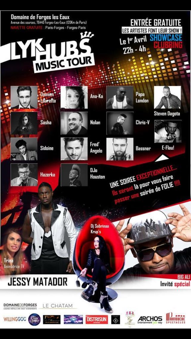 Chrisvofficial's tweet photo. Bonne soirée la familly 🍀 #LykhubsMusicTour #1erAvril #DomaineDeForges bisous 😉🍀❤️😘 https://t.co/zlOifUE8rN
