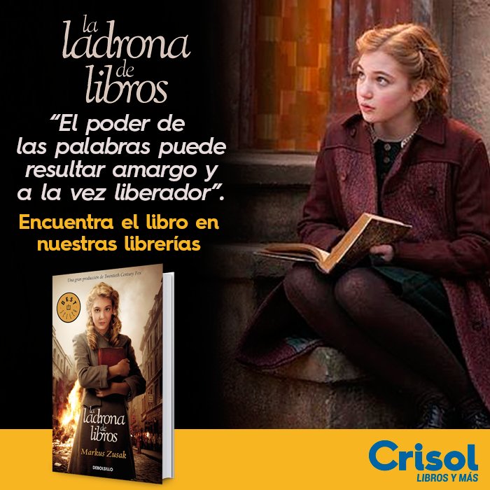 Librerías Crisol on X: #Crisol ¡Encuentra el libro La ladrona de libros  en nuestras librerías!  / X