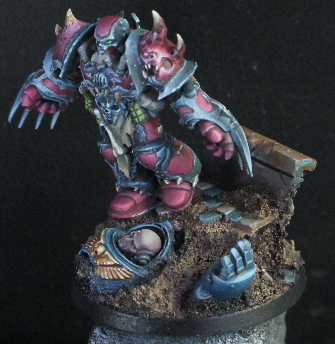 JudgeGudge's tweet image. The base is now painted. #boyzie2000uk
