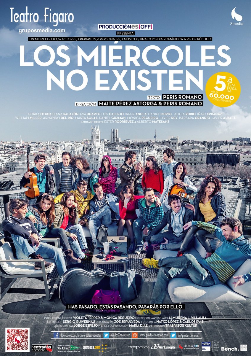 Hemos celebrado #DiaMundialDelTeatro viendo <a href="/losXnoexisten/">Los miercoles teatro</a>. La vimos en su nacimiento y en su jubilación ¡5 años!
