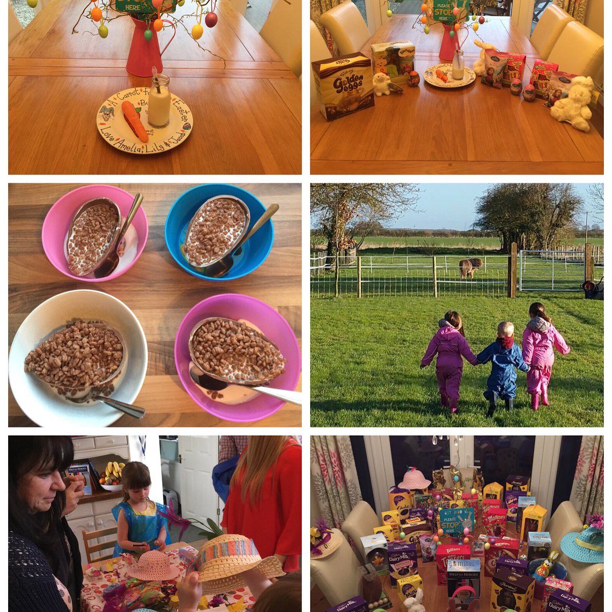 Georgia2509's tweet photo. Brilliant Easter Day! #Easter #ponies #eggs #chocolate #fun #happy #children https://t.co/EGuXdYIwDJ