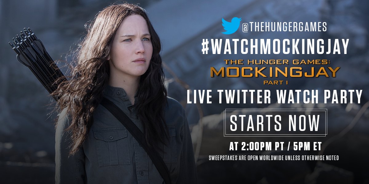 Join us in District 13. Press play NOW and join the #WatchMockingjay Viewing Party!