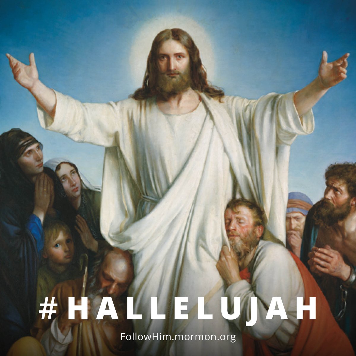 ComeUntoChrist's tweet photo. Share Christ's invitation to follow him not just today, but each day. https://t.co/08StYB1fXR #Hallelujah https://t.co/nbYOvVeO2n