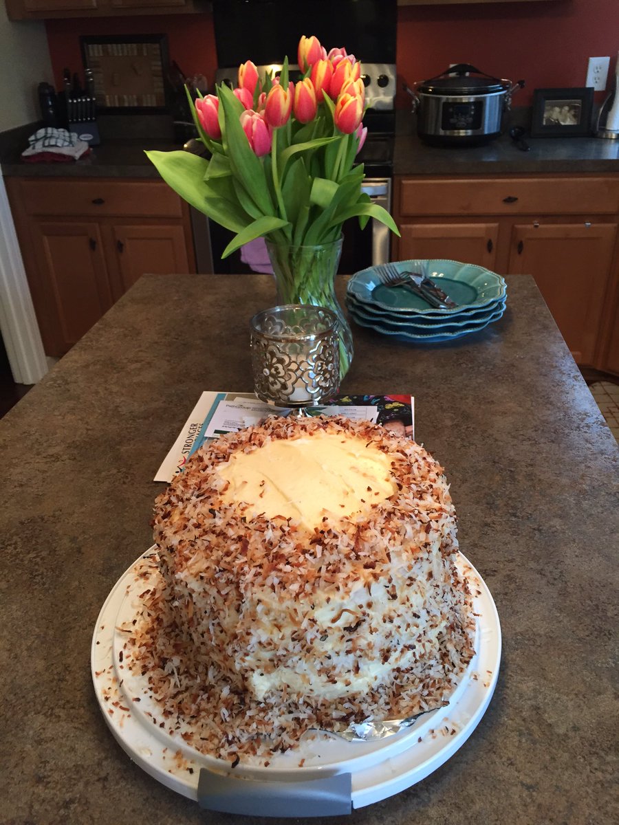 emilykgray's tweet photo. @PeninsulaGrill I tried to make your awesome cake today for Easter! Not as good as yours, but better than @bflay 's😉 https://t.co/ipeojQna88
