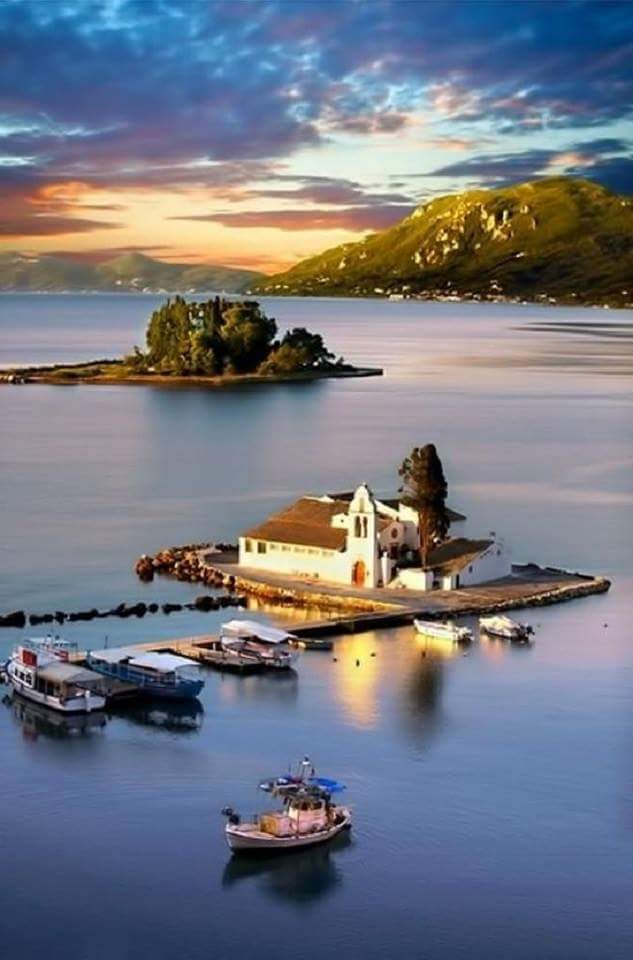 KaliTravel's tweet photo. Pontikonisi, Corfu Island, Greece 

Wonderful Places In The World https://t.co/sFpsYRAqia