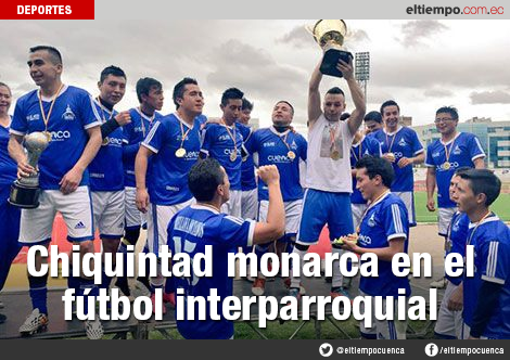 eltiempocuenca's tweet photo. #Chiquintad monarca en el #fútbol #interparroquial #Checa  https://t.co/nxVQAFqMdq https://t.co/0u6fnYSvgr