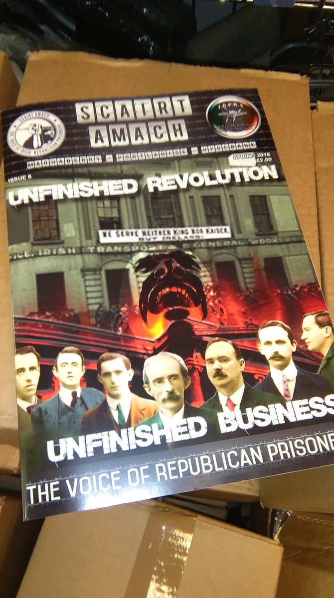 irpwaderry's tweet photo. Scairt amach republican prisoner magazine available now in Derry https://t.co/N0FN0GwTpb