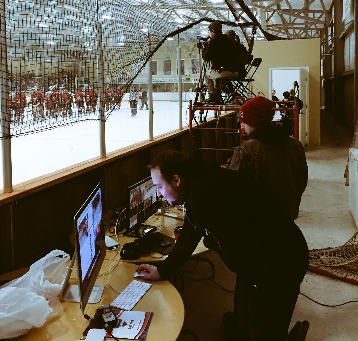 WWRustlers's tweet photo. Thanks for all your hard work broadcasting the games this weekend. Our fans back home appreciate it! @FullSwingProd https://t.co/QzR2p9GoOl