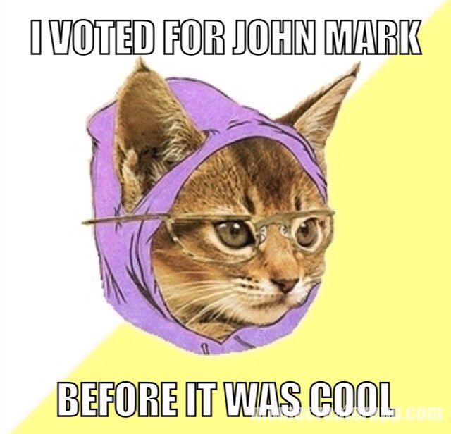 makeurMARKatBHS's tweet photo. Don't miss out on the most rad senior year ever! Vote 4 John Mark 4 reporter/historian! #MakingourMARKatBHS #BHS2017 https://t.co/KYmWszOo58