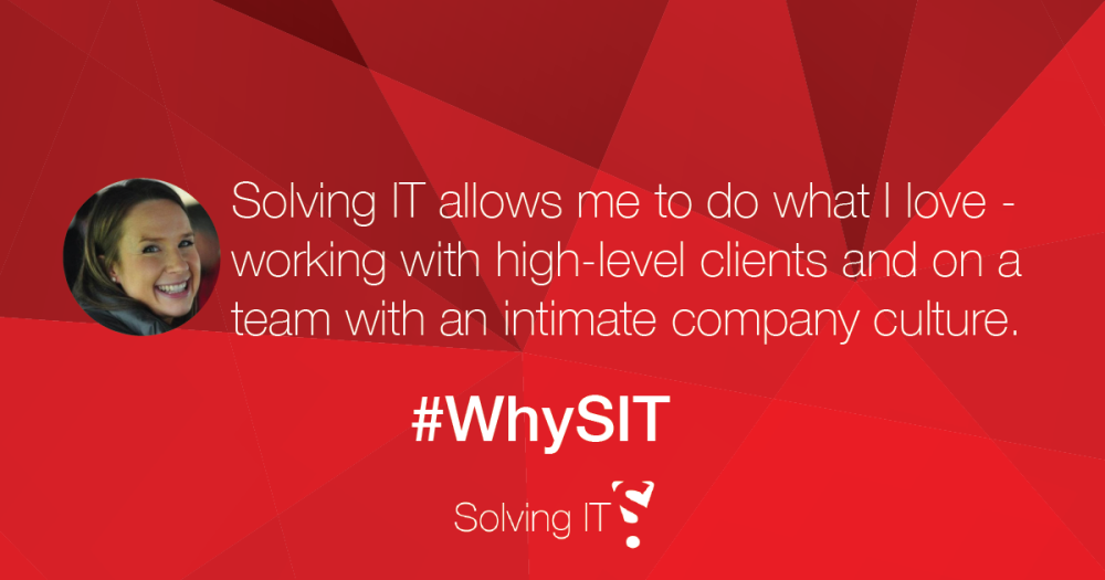 SolvingIT's tweet image. Share your experience of #WhySIT or find out more about what it's like to grow with us: bit.ly/1VRiZIp