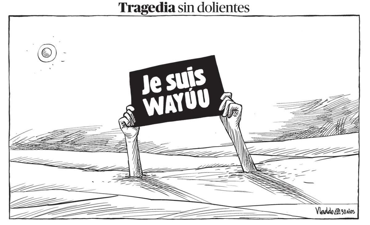 RevistaSemana's tweet photo. Tragedia sin dolientes, #caricatura de @VLADDO. 

Vea más --> https://t.co/vP1WAQhZ36 https://t.co/WJ71z9vx15