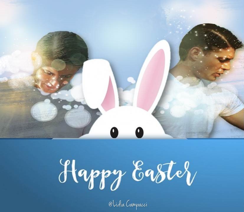 lidiac01's tweet photo. @jarpad @JensenAckles @stevecarlson Happy Easter !! *-* https://t.co/GR9ngL54zX